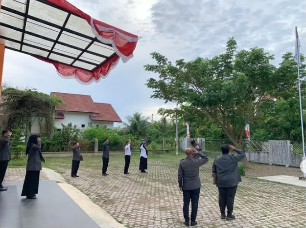 Apel Pagi Rutin Jajaran Bawaslu Kota Lhokseumawe