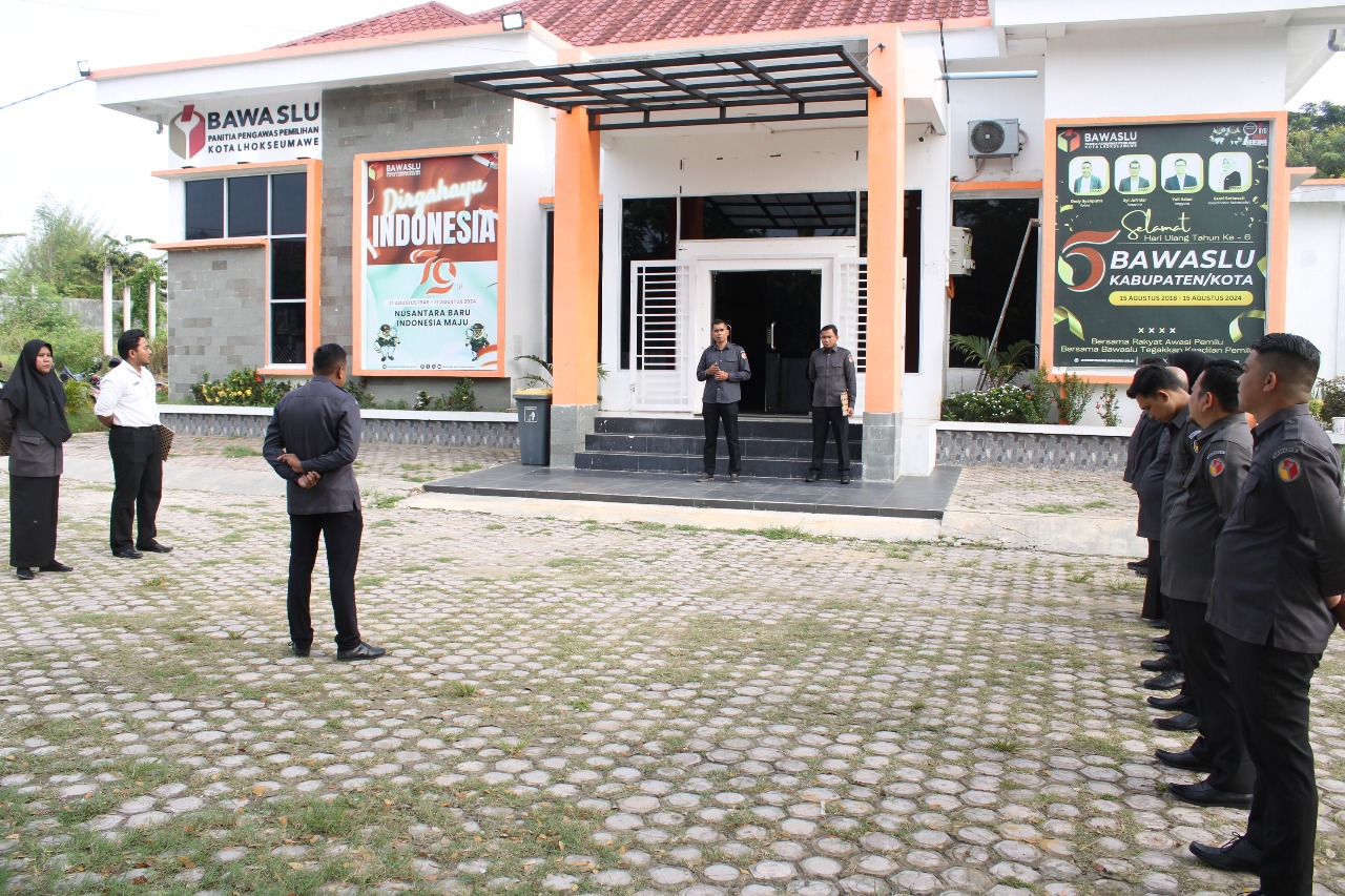 Apel dipimpin oleh Koordinator Divisi HP2H, Ayi Jufridar