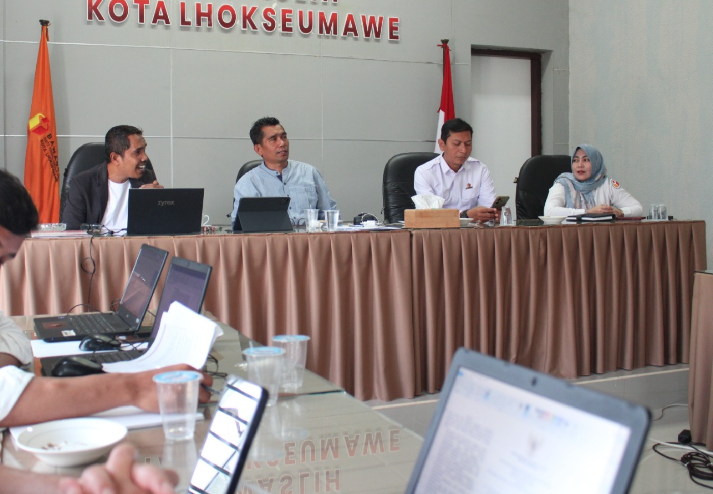 Rapat Pleno Mingguan guna membahas pelaksanaan jadwal Work From Anywhere (WFA) dan Work From Office (WFO)