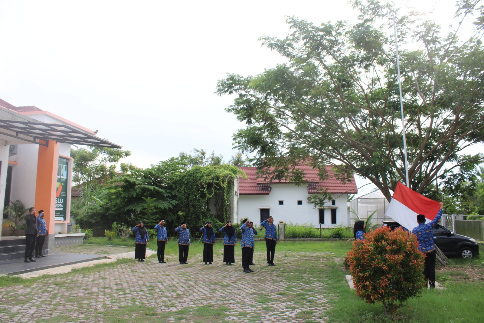 pengiibaran bendera merah putih Peringati Hari Kebangkitan Nasional tahun 2026
