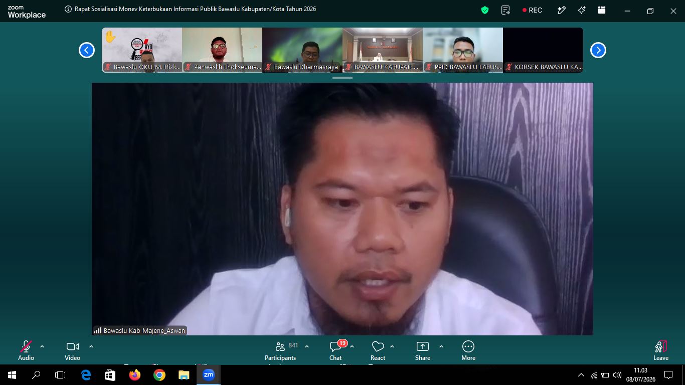 Sesi tanya jawab soal Evaluasi Monev KIP