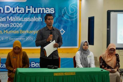 Arahan dari Juri pemilihan Duta Humas Ayi Jufridar