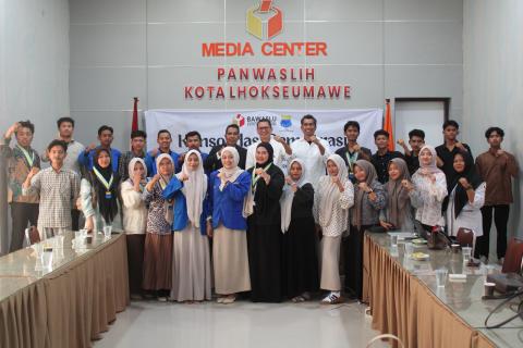 Foto Bersama Kader PMII Kota Lhokseumawe