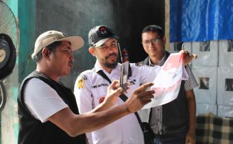 Ketua Panwaslih turun tangan mengawasi Pelipatan dan Penyortiran Surat Suara