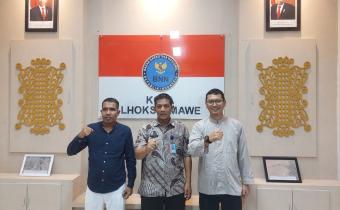 foto bersama dengan Kepala BNN Kota Lhokseumawe