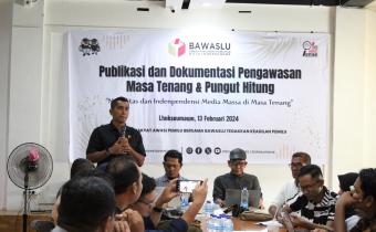 media massa diharapakan tidak menanyakan iklan kampanye serta ikut mengawasi proses untuk mengantisipasi setiap potensi kecurangan