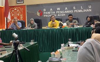 kegiatan Pembagian Pagu Anggaran Per-PPK bagi Panwaslih Kabupaten/Kota Se-Aceh