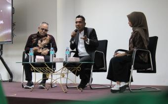 Pemaparan materi oleh narasumber Dedy Syahputra