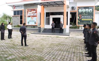 Apel dipimpin oleh Koordinator Divisi HP2H, Ayi Jufridar