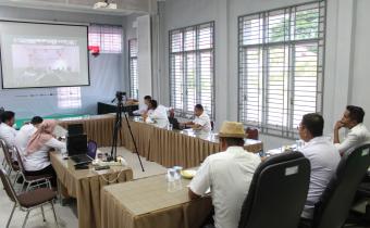 Rapat Evaluasi Pengisian SAQ Melalui Zoom Meeting