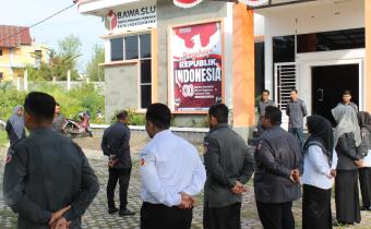 Apel Pagi Rutin Jajaran Bawaslu Kota Lhokseumawe