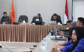 Arahan dari ketua dan Anggota Bawaslu Kota Lhokseumawe