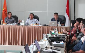 Arahan dari ketua dan Anggota Bawaslu Kota Lhokseumawe