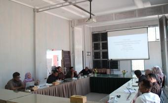 Anggota Panwaslih Provinsi Aceh, Safwani, melakukan supervisi ke Bawaslu Kota Lhokseumawe