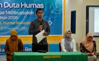 Arahan dari Juri pemilihan Duta Humas Ayi Jufridar