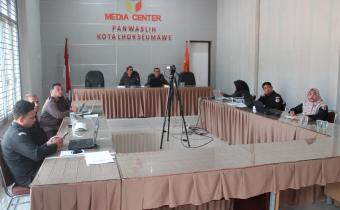 Zoom meeting bersama Bawaslu RI, Provinsi dan Kabupaten/Kota se-Indonesia
