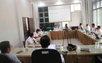 Arahan dari ketua dan Anggota Bawaslu Kota Lhokseumawe