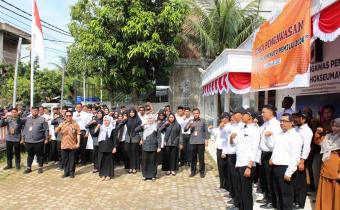 apel Siaga Pengawasan seluruh Jajaran Pengawas Pemilu se-Kota Lhokseumawe